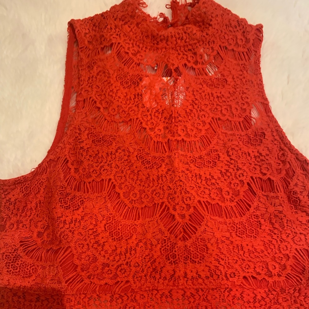 Free People Sabina Ginger Set - Red - Picture 6 of 8